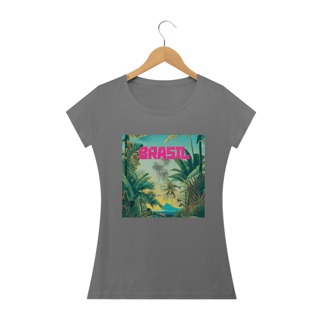 Nome do produto Camiseta Baby long do Brasil tropical 2