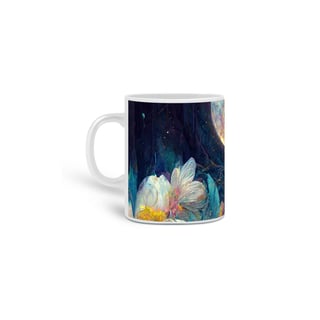 Nome do produto Caneca Lua de flores