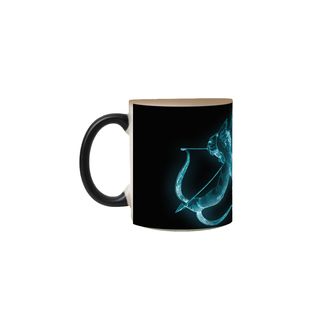 Nome do produto: Caneca Cupido Azul Neon