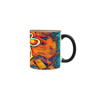 Nome do produto Caneca Flor neon