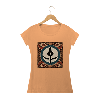 Nome do produto Camiseta Baby Long Tribal madeira