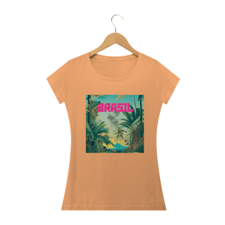 Nome do produto Camiseta Baby long do Brasil tropical 2