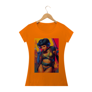 Nome do produto Camiseta Baby Long Garota Futurista