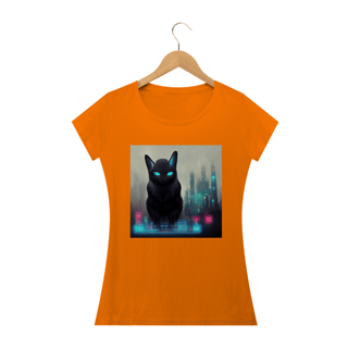 Nome do produto Blusa Baby Long Gato Preto