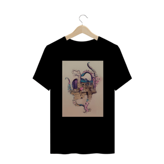 Nome do produto Camiseta Plus Polvo Fantasia