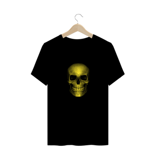 Nome do produto Camiseta Plus Caveira Amarela
