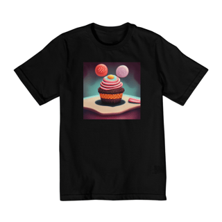 Nome do produto Camiseta infantil Cupcake 2