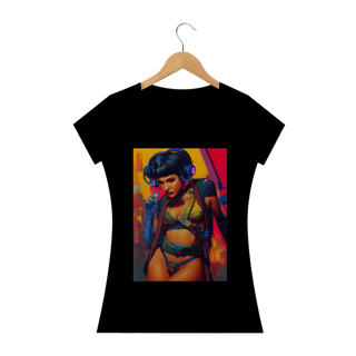 Nome do produto Camiseta Baby Long Garota Futurista