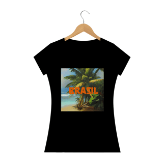 Nome do produto Camiseta Baby Long do Brasil tropical 3