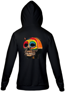 Nome do produto Moletom Caveira Colorida