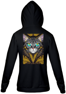 Nome do produto Moleton com Ziper Unissex Cat Collection03 