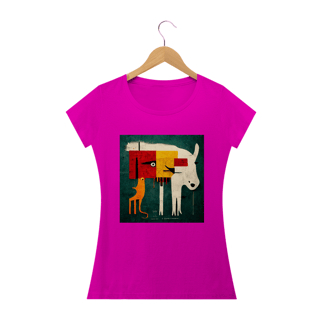 Nome do produto Camiseta Baby Long Geometrica