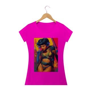 Nome do produto Camiseta Baby Long Garota Futurista