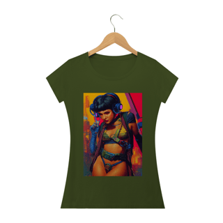 Nome do produto Camiseta Baby Long Garota Futurista