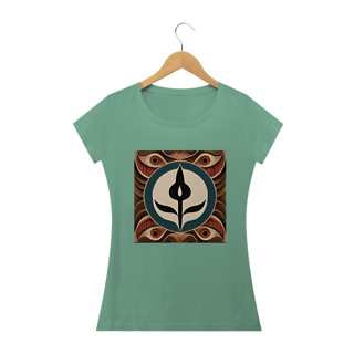 Nome do produto Camiseta Baby Long Tribal madeira