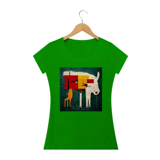 Nome do produto Camiseta Baby Long Geometrica