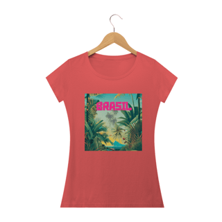 Nome do produto Camiseta Baby long do Brasil tropical 2