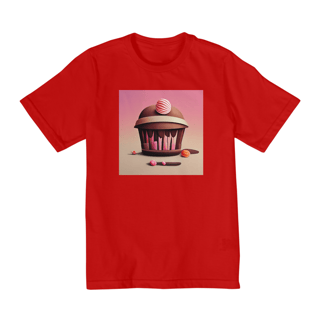 Nome do produto Camiseta Infantil Cupcake 1