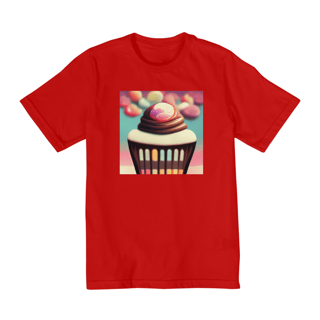 Nome do produto Camiseta Infantil Cupcake 4