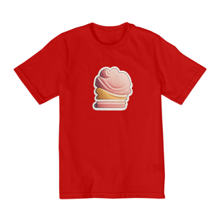 Nome do produto Camiseta Infantil Sorvete 2
