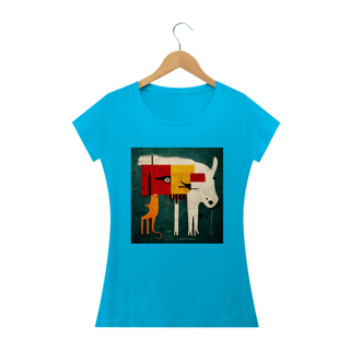 Nome do produto Camiseta Baby Long Geometrica