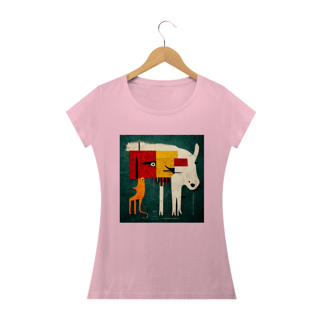 Nome do produto Camiseta Baby Long Geometrica