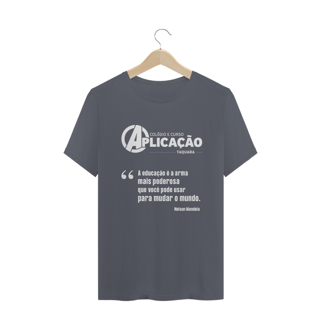 Nome do produto Camisa Masculina Ensino Médio #Mandela