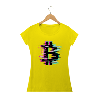 Nome do produto Baby Look Bitcoin Glitch (B) BTC015-BQ