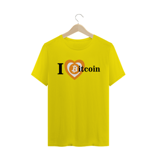 Nome do produto Camiseta I Love Bitcoin BTC033-CQ