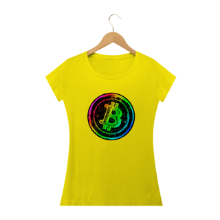 Nome do produto Baby Look Bitcoin Rainbow BTC043-BQ