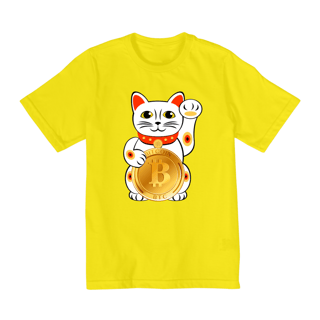 Nome do produto Camiseta Infantil Bitcoin Cat BTC010-CI
