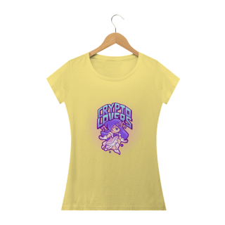 Nome do produto Baby Look Estonada Crypto Lovers CRY008-BE