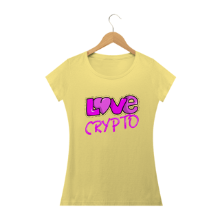 Nome do produto Baby Look Estonada Love Crypto CRY011-BE