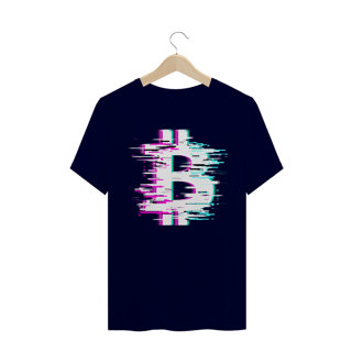 Nome do produto Camiseta Bitcoin Glitch (W) BTC015-CQ