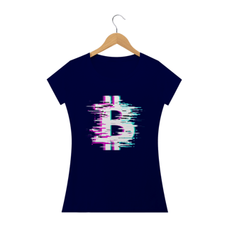 Nome do produto Baby Look Bitcoin Glitch (W) BTC015-BQ