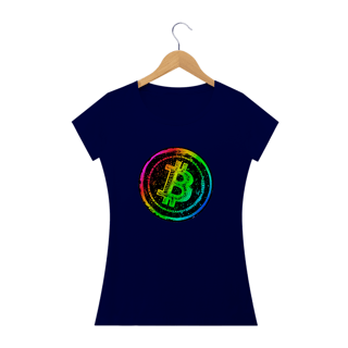 Nome do produto Baby Look Bitcoin Rainbow BTC043-BQ