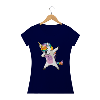 Nome do produto Baby Look Unicorn Meme HUM011-BQ