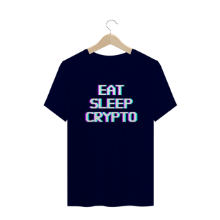 Nome do produto Camiseta Eat Sleep Crypto CRY014-CQ