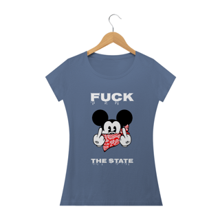 Nome do produto Baby Look Estonada Fuck The State (W) ANC008-BE