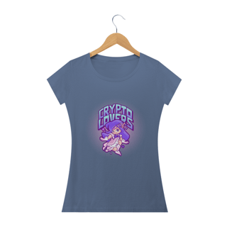 Nome do produto Baby Look Estonada Crypto Lovers CRY008-BE