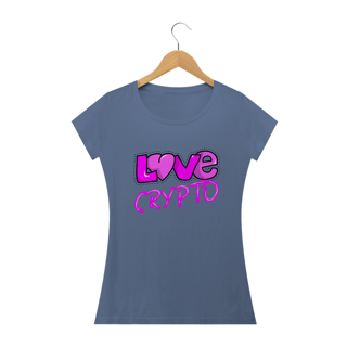 Nome do produto Baby Look Estonada Love Crypto CRY011-BE