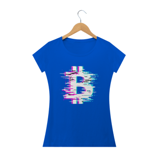 Nome do produto Baby Look Bitcoin Glitch (W) BTC015-BQ