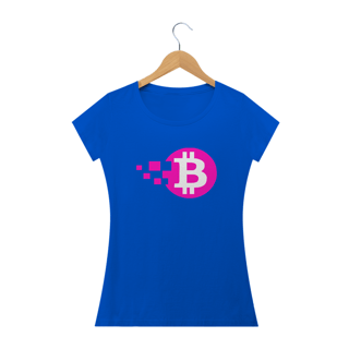 Nome do produto Baby Look Bitcoin Pink Blocks BTC046-BQ