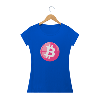 Nome do produto Baby Look Bitcoin Pink Button BTC047-BQ