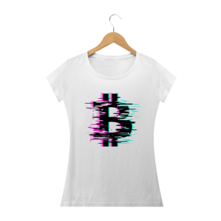 Nome do produto Baby Look Bitcoin Glitch (B) BTC015-BQ