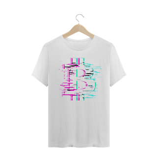 Nome do produto Camiseta Bitcoin Glitch (W) BTC015-CQ