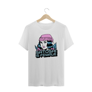 Nome do produto Camiseta Prime Satoshi Is Female DSN004-CP