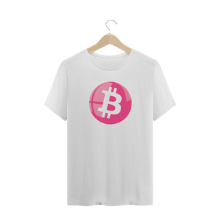 Nome do produto Camiseta Bitcoin Pink Button BTC047-CQ