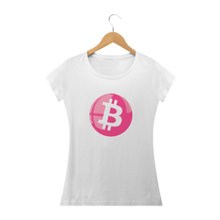 Nome do produto Baby Look Bitcoin Pink Button BTC047-BQ