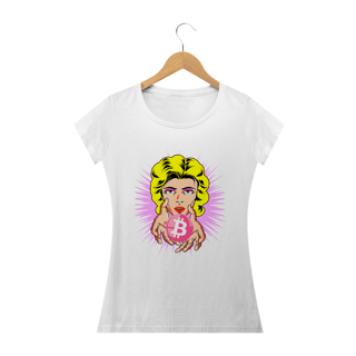 Nome do produto Baby Look Precious Bitcoin Pink BTC054-BP